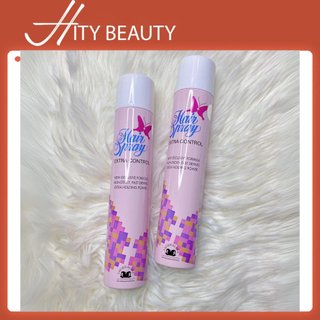 Keo xịt tóc Hair Spray Extra Control Jacqualine 420ml giúp giữ nếp tóc dài lâu - Hity Beauty