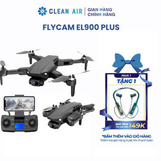 Flycam EL900 PLUS, máy bay điều khiển từ xa, flycam mini với GPS theo dõi, hình ảnh fullHD, Quay trở lại điểm cất cánh