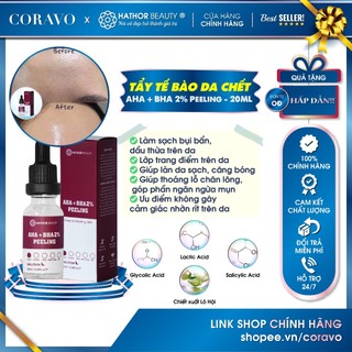 Tẩy tế bào da chết AHA + BHA 2% Peeling Hathor Beauty 20ml - Coravo