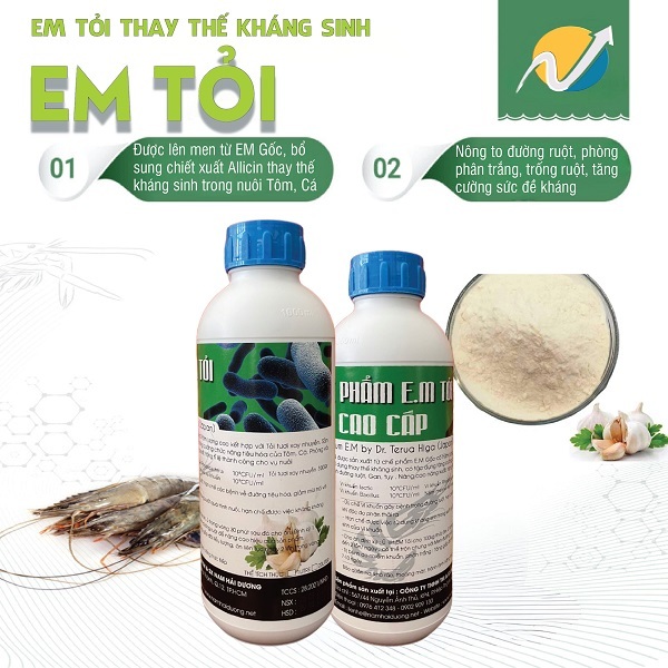 EM TỎI CHO TÔM, CÁ , LƯƠN - 2 CHAI 1LIT
