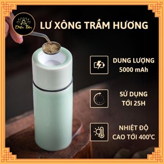 Lư điện xông trầm tích điện di động đa năng lư đốt trầm hương nhang trầm, lư hương dùng để xông trầm hương shop Diệu Tâm