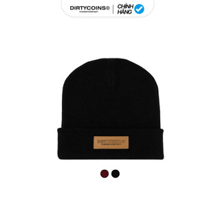 Nón DirtyCoins Leather Patch Beanie