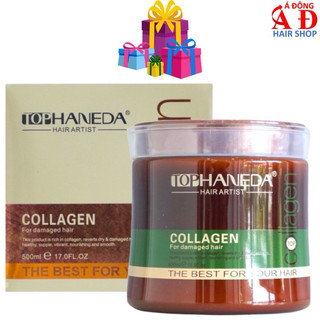 DẦU HẤP Ủ TÓC TOP HANEDA COLLAGEN SIÊU MỀM MƯỢT PHỤC HỒI TÓC (HŨ) 500ml