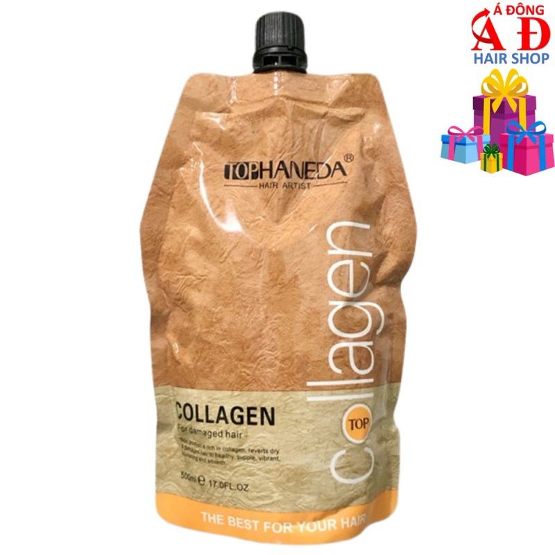 DẦU Ủ TÓC COLLAGEN TOP HANEDA SIÊU MƯỢT [DẠNG TÚI] 500ML
