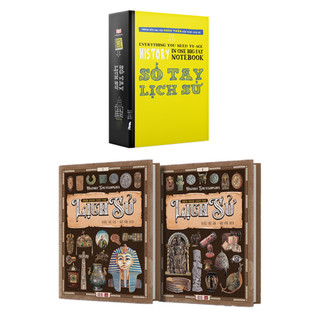 Combo Sách Sổ tay lịch sử và Bách khoa toàn thư lịch sử , bộ 3 cuốn - Á Châu Books
