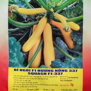 Hạt Giống Bí Ngòi Vàng (2g)