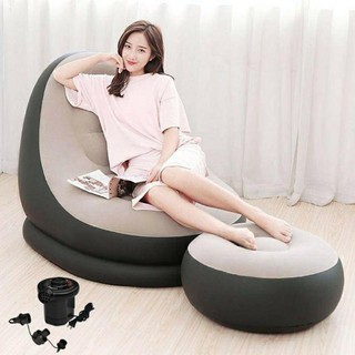 Ghế hơi tựa lưng, sofa hơi (tặng bộ vá) không kèm bơm