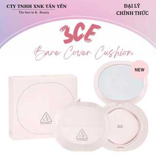 Phấn nước 3ce bare cover cushion spf40 pa++ 15g