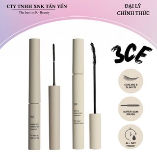 Mascara Chuốt Mi 3CE Super Slim Waterproof Mascara 3g