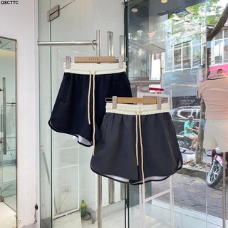 Quần Short Cạp Trắng Túi Chéo