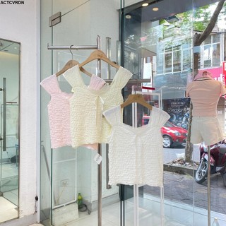 Áo cánh tiên cổ viền ren đính nơ