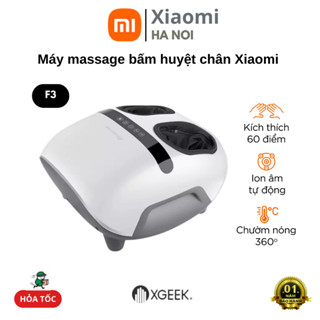 Máy massage bấm huyệt chân Xiaomi XGEEK F3, mát xa trị liệu mắt cá chân và toàn diện bàn chân, hoạt động êm ái, khử mùi