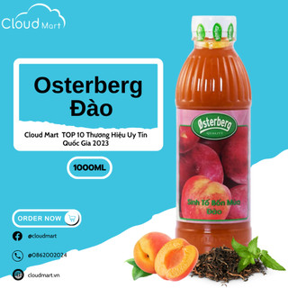 Sinh tố Osterberg Đào 1L - Mứt trái cây Cloudmart
