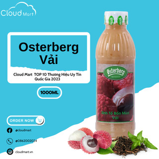 Sinh tố Osterberg Vải 1L- Mứt trái cây Cloudmart