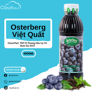 Sinh tố Osterberg Việt Quất 1L - Mứt trái cây Cloudmart