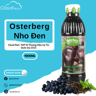 Sinh tố Osterberg Nho Đen 1L- Mứt trái cây Cloudmart