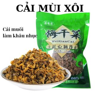 Cải mùi xôi tàu soi cải muối khô 100gr bùi can xại cải làm khâu nhục lạng sơn