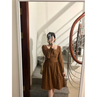 váy dạ nhung xinh S