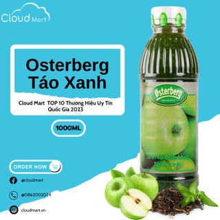 Sinh tố Osterberg Táo Xanh 1L - Nguyên liệu pha chế CLOUD MART HCM