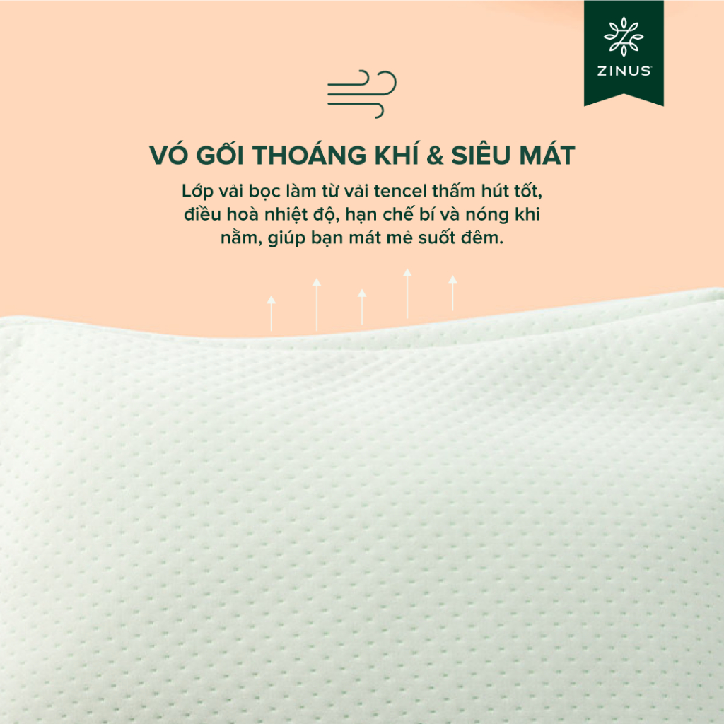 Gối Cao Su Non Kết Hợp Gòn Tơ Tằm - Dual Side Memory Foam Pillow | BigBuy360 - bigbuy360.vn