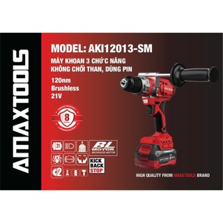 Máy Khoan đa năng đầu kẹp 13mm Amaxtools - Bảo hành 8 tháng