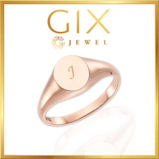 Nhẫn bạc ngón út khắc tên theo yêu cầu Gix Jewel