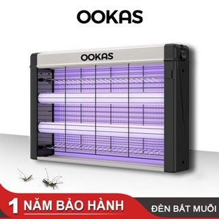 OOKAS Đèn bắt muỗi , Đèn Máy Bắt Muỗi Thông Minh, Thu Hút Diệt Đuổi Côn Trùng, Hiệu Quả An Toàn Không Độc Hại,C Suất 10W