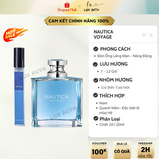 Nước hoa nam nautica voyage - chuẩn auth - chai 10 20ml - nhc062