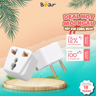 Đầu Chuyển Đổi 3 Chấu cho Phích cắm điện TULI, chuyển đổi 3 chấu sang 2 chấu
