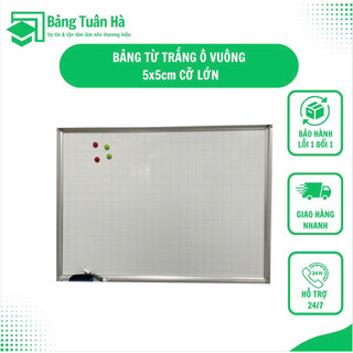 Bảng từ trắng cỡ lớn ô vuông