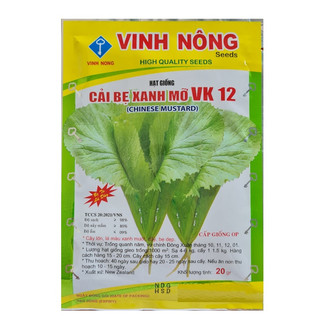 Hạt giống cải bẹ xanh mỡ(20g)