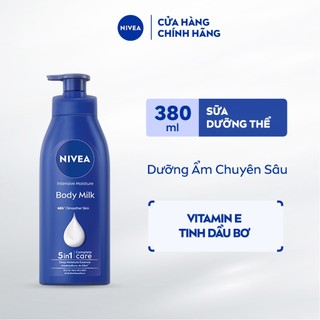 Sữa Dưỡng Thể NIVEA Dưỡng Ẩm Chuyên Sâu 48H | Thấm Nhanh (380 ml) - 98940