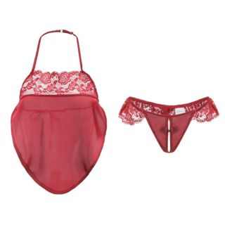 Set yếm ngủ lụa nữ mềm mịn 2 mảnh kèm quần