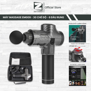 Máy massage 6 đầu 30 chế độ, Máy massage EM009 toàn thân cầm tay 6 đầu mát xa cơ cho người tập GYM