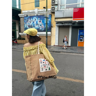 Áo trễ vai dúm đũi