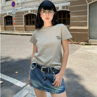 Áo thun baby tee basic grey/beige mẫu mới 2023 𝑩𝒚𝒄𝒂𝒎𝒄𝒂𝒎