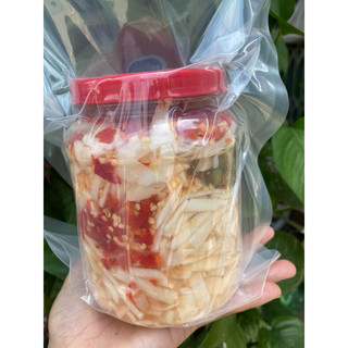 Măng tre ngâm tỏi ớt 1kg hàng mới