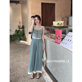 Set bò bèo quần dài pha ren