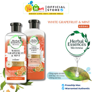 Dầu Gội và Dầu Xả HERBAL ESSENCES Hương Bưởi và Bạc Hà 400ml