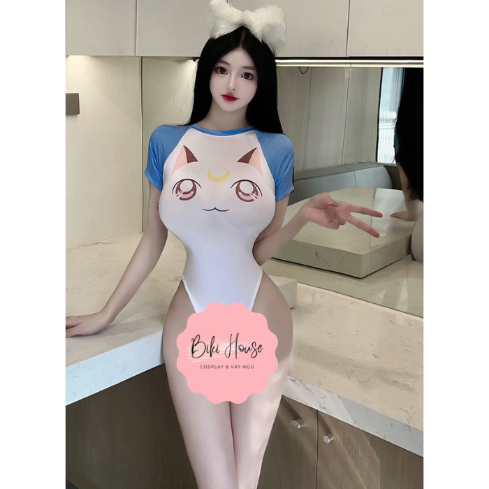Bodysuits đồ ngủ nữ liền thân cosplay pikachu sexy đáng yêu áo 2 dây đồ lót 1 mảnh hình anime dễ thương BIKI HOUSE N912 | BigBuy360 - bigbuy360.vn