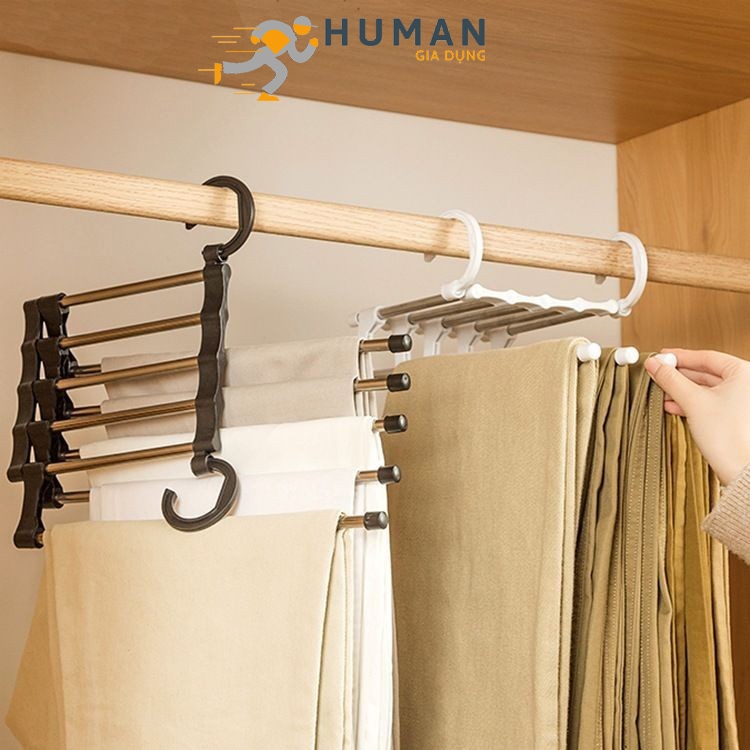 Móc Treo Quần Áo 5 Tầng Gấp Gọn Đa Năng Tiện Lợi