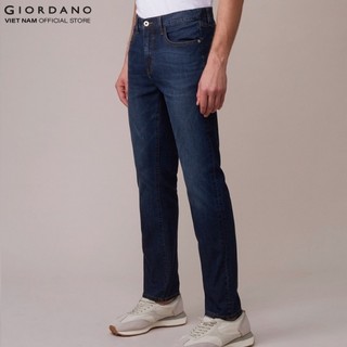 Quần jeans dài nam giordano 01113012