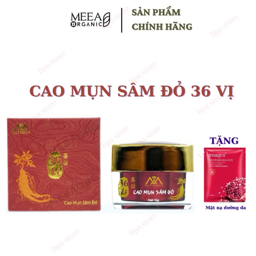 Cao Mụn Sâm Đỏ 15g CHÍNH HÃNG Meea Origin