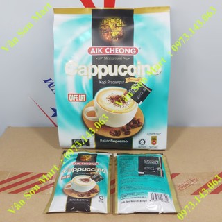 Cà phê Cappuccino Aik Cheong bịch 306g (12 gói nhỏ 25g)