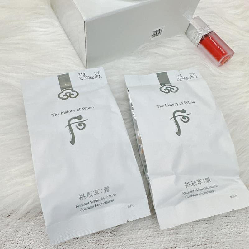 Lõi phấn cushion Whoo trắng
