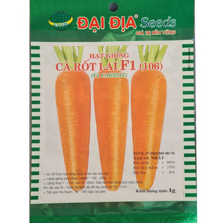Hạt Giống Cà Rốt Lai F1 Nhật Bản (1g)
