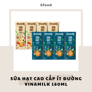 Vinamilk sữa hạt super nut ít đường lốc 4 hộp 180ml