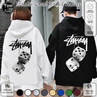 Áo Hoodie STUSY XÍ NGẦU ĐT Local Brand nỉ bông cực dày form rộng Unisex (HD7020L - Hàng Chính Phẩm)