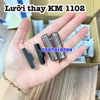 ✅ Lưỡi cạo 1102 - bộ lưỡi thay thế máy cạo khô KEMEI 1102