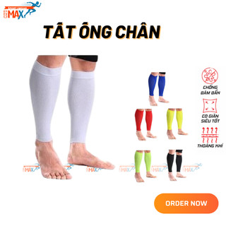 Tất ống chân bảo vệ ống đồng tất đá banh co giãn thoáng ẩm tốt kích thướt freesize co giãn 2 chiều